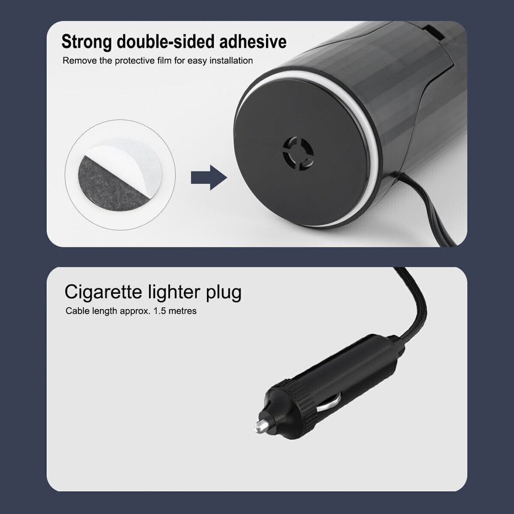 150W Electric Car Heater 12V DC Heating Fan Defogger Defroster Demister Portable