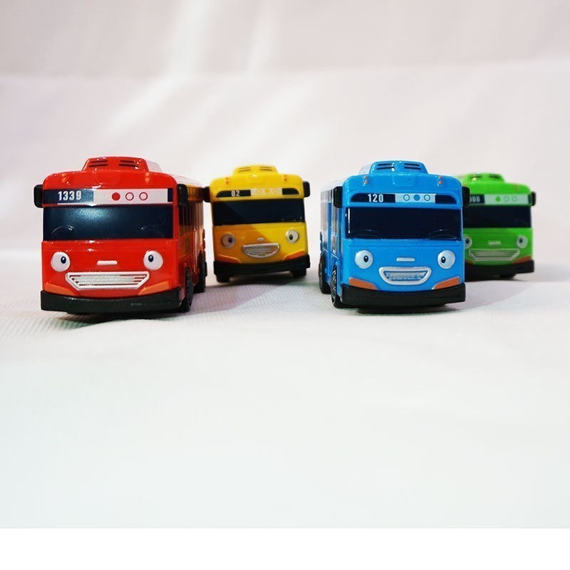 4 pcs Cars Toy The Little Bus TAYO Friends Special Set Tayo Rogi Gani Rani Mini