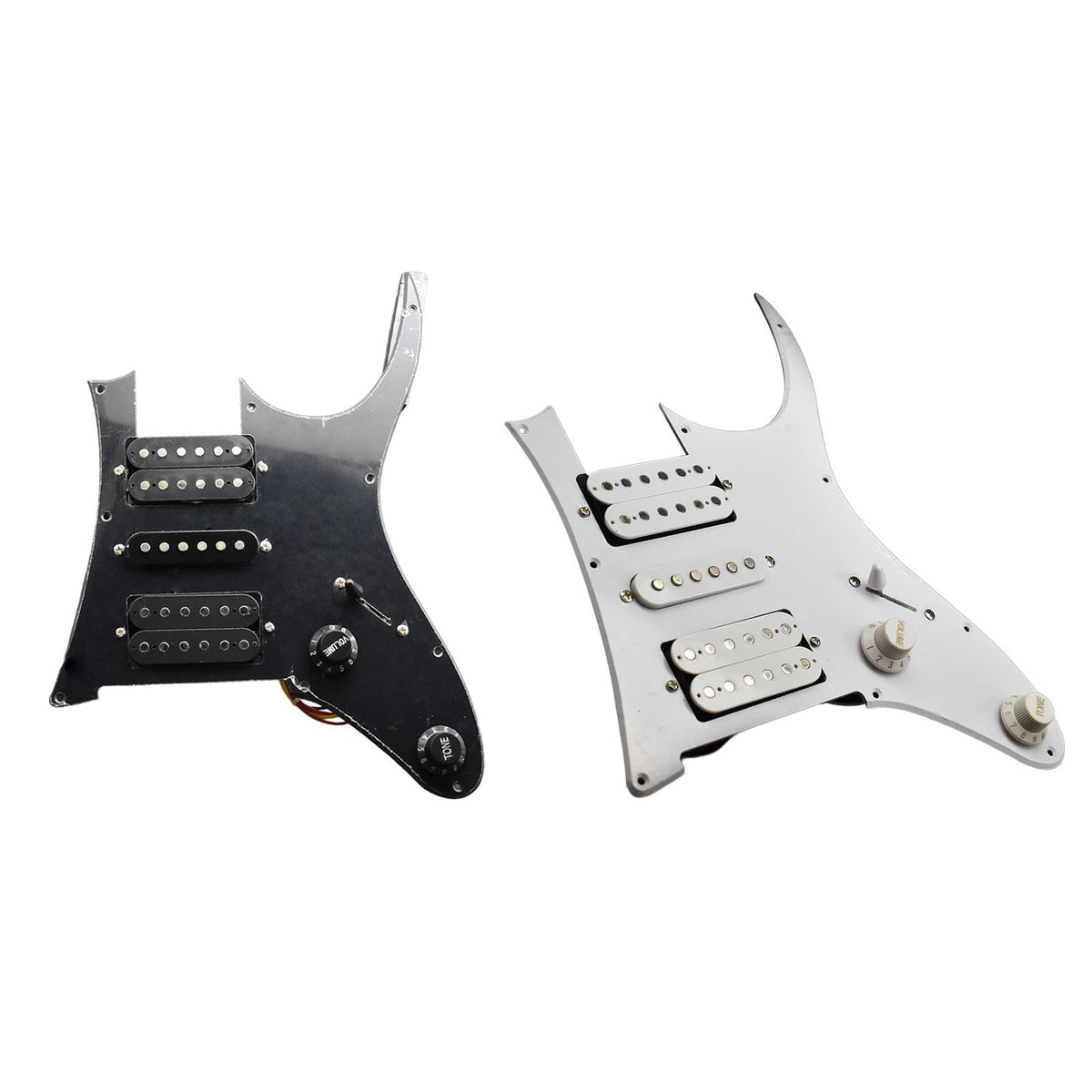 Pre-wired guitar pickguard pickup with loaded pickguard and humbucking coil for