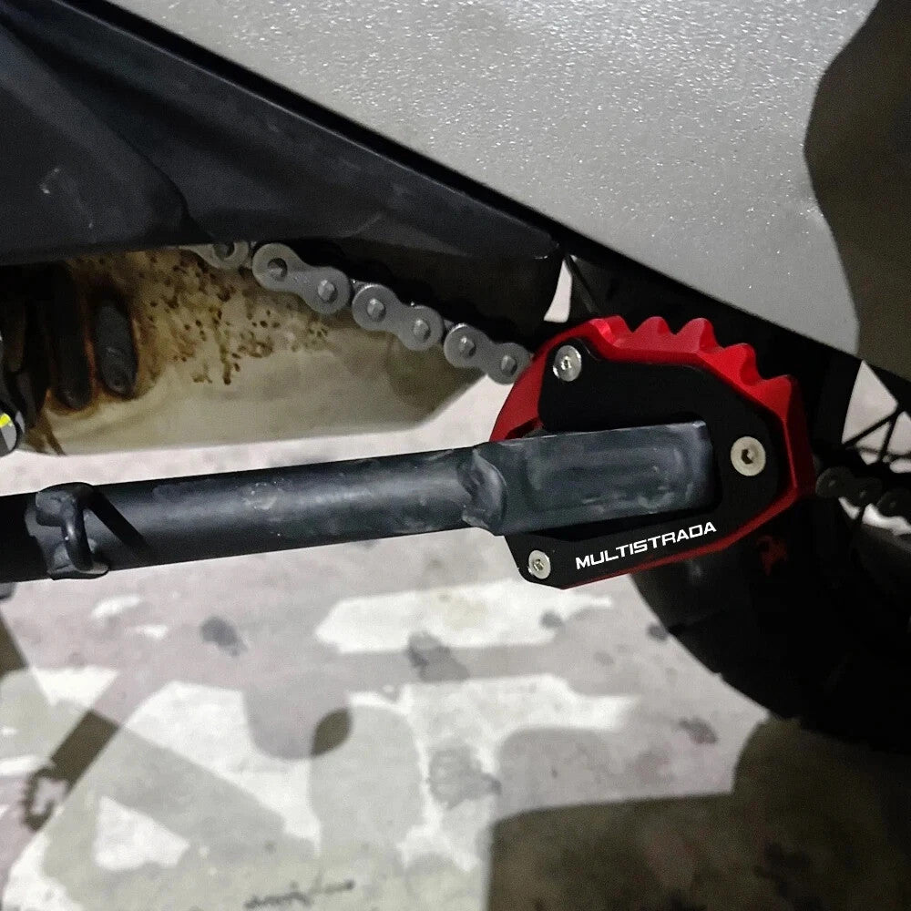 For DUCATI Multistrada 950 1260 1100 1200S/GT Kickstand Side Stand Extension Pad