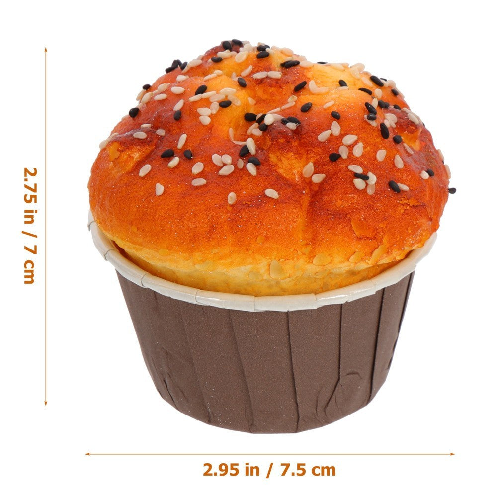 6 Pcs Artificial PU Cake Model Fake Food Decoration for Restaurant Display.*
