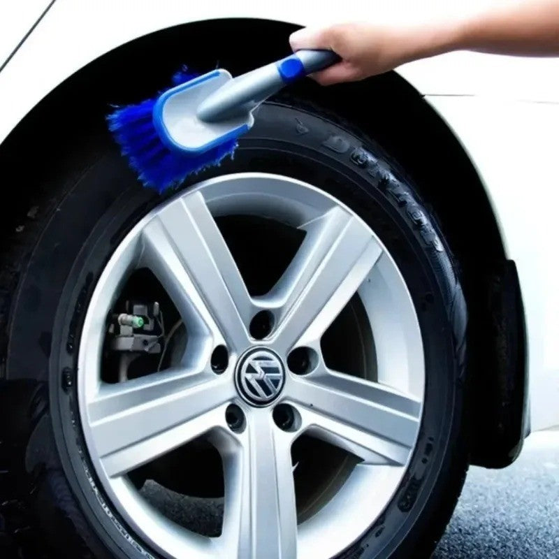 3Pcs Bristle Cleaner Car Alloy Wheel Cleaning Brush Tool Tire Washing Clean Soft