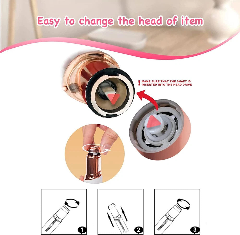 Finishing Touch Gen 2 Flawless Facial Epilator 4/6Pcs Replacement Cutting Heads