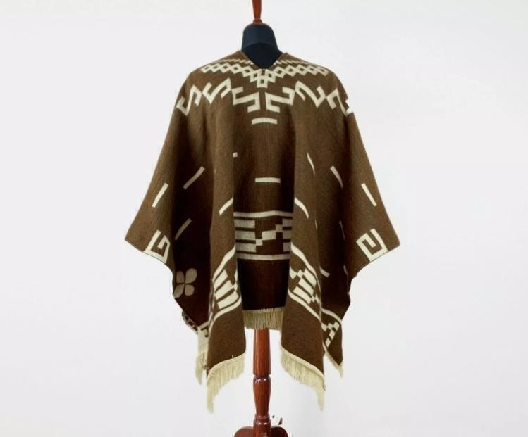 Clint Eastwood Western Cowboy Poncho Serape replica handmade of faux-alpaca wool