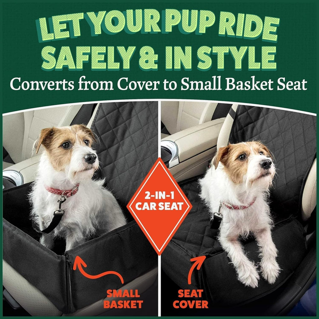 Dog Car Pet Car Seat Puppy Waterproof Basket Booster Seat -2-in-1 RRP £18.99