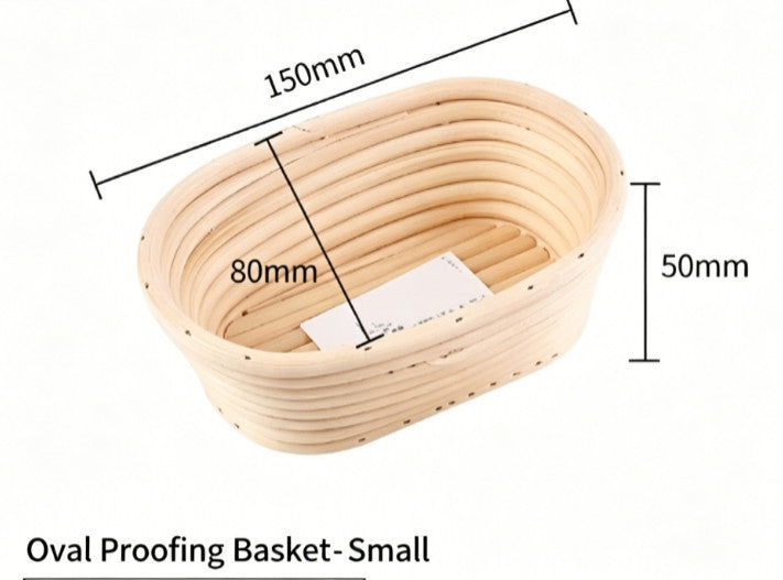 Oval Round Banneton Bread Proofing Proving Basket Storage Hamper Trays Tool S-XL