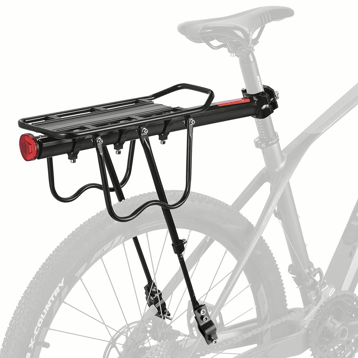 Rear Bicycle Pannier Rack Carrier Bag Luggage Cycle Mountain Bike Aluminum Alloy