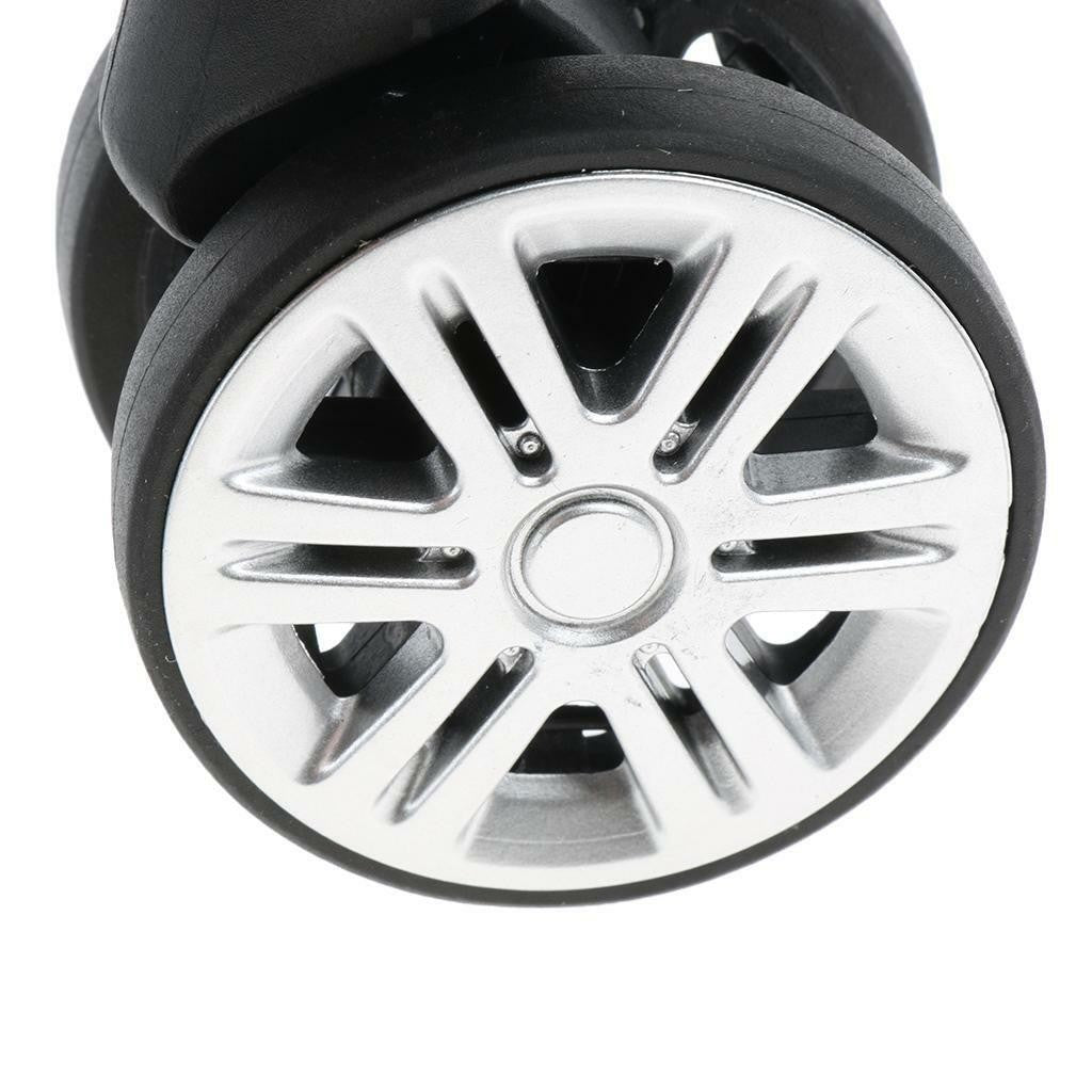 4Pcs Luggage Wheel Suitcase Replacement Wheels Casters 360 Swivel Travel Case