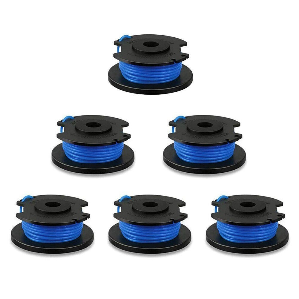 6 pieces RAC125 line spool for Ryobi 18V ONE+ battery and hybrid grass trimmer