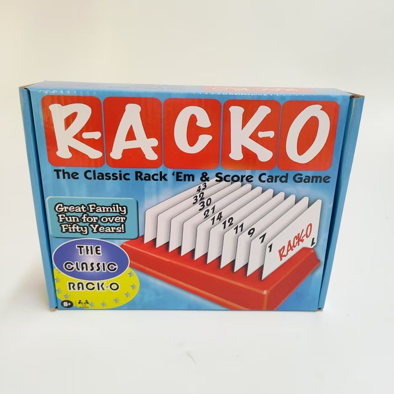 RACK-O Card Game - Family Game Night Kids 8+ & Adults - Retro Classic