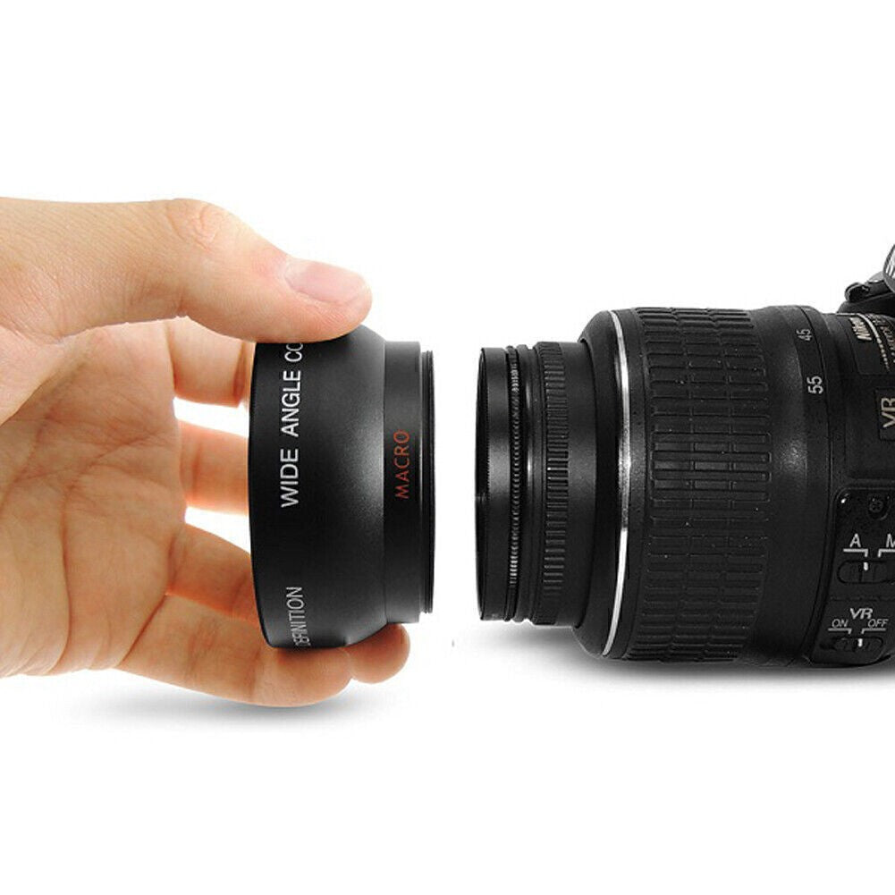 0.45x 52mm Wide Angle Lens with MACRO for Canon Nikon 52mm DSLR&digital camera