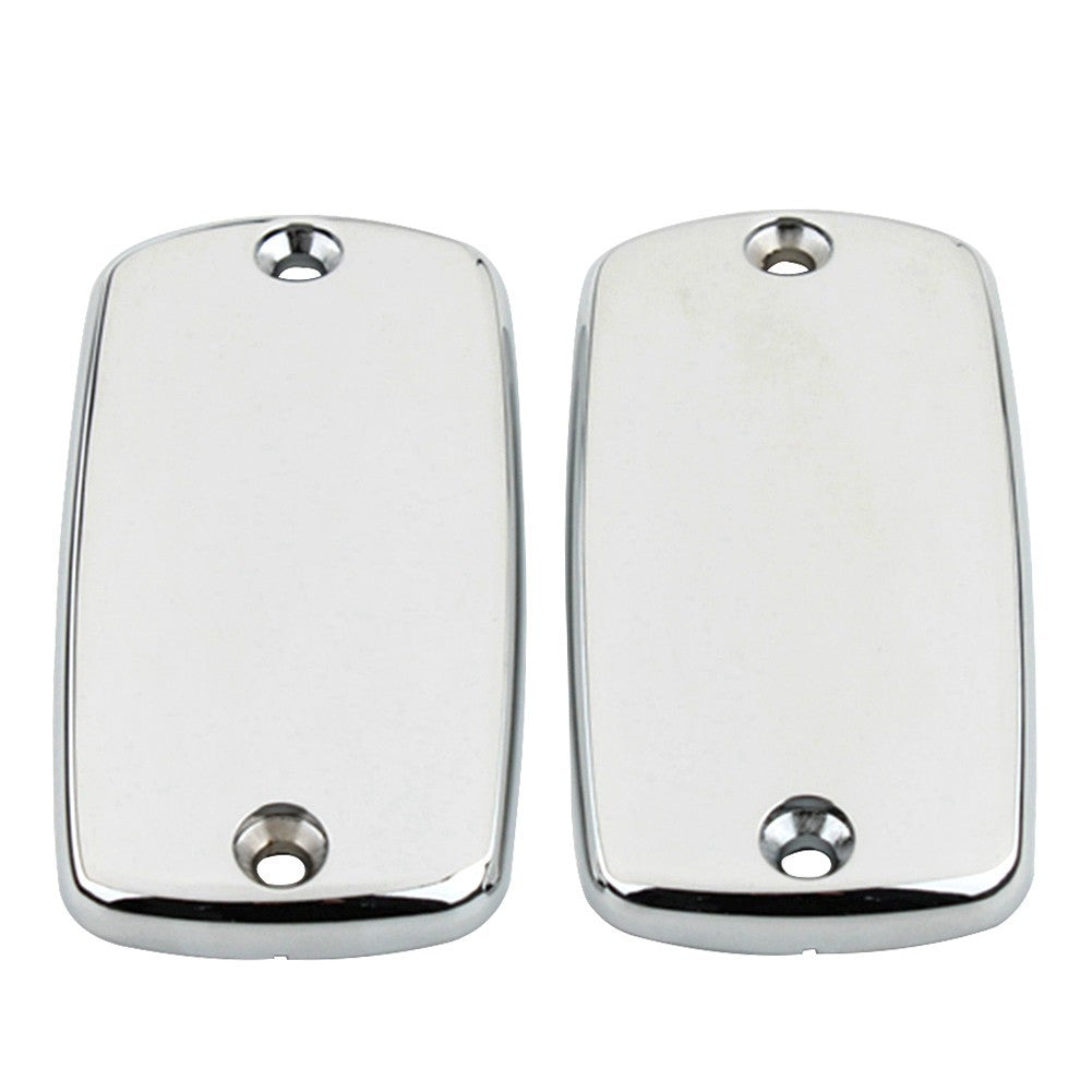 2Pcs Front Brake Reservoir Fluid Cover Cap For Honda Valkyrie Goldwing GL1500