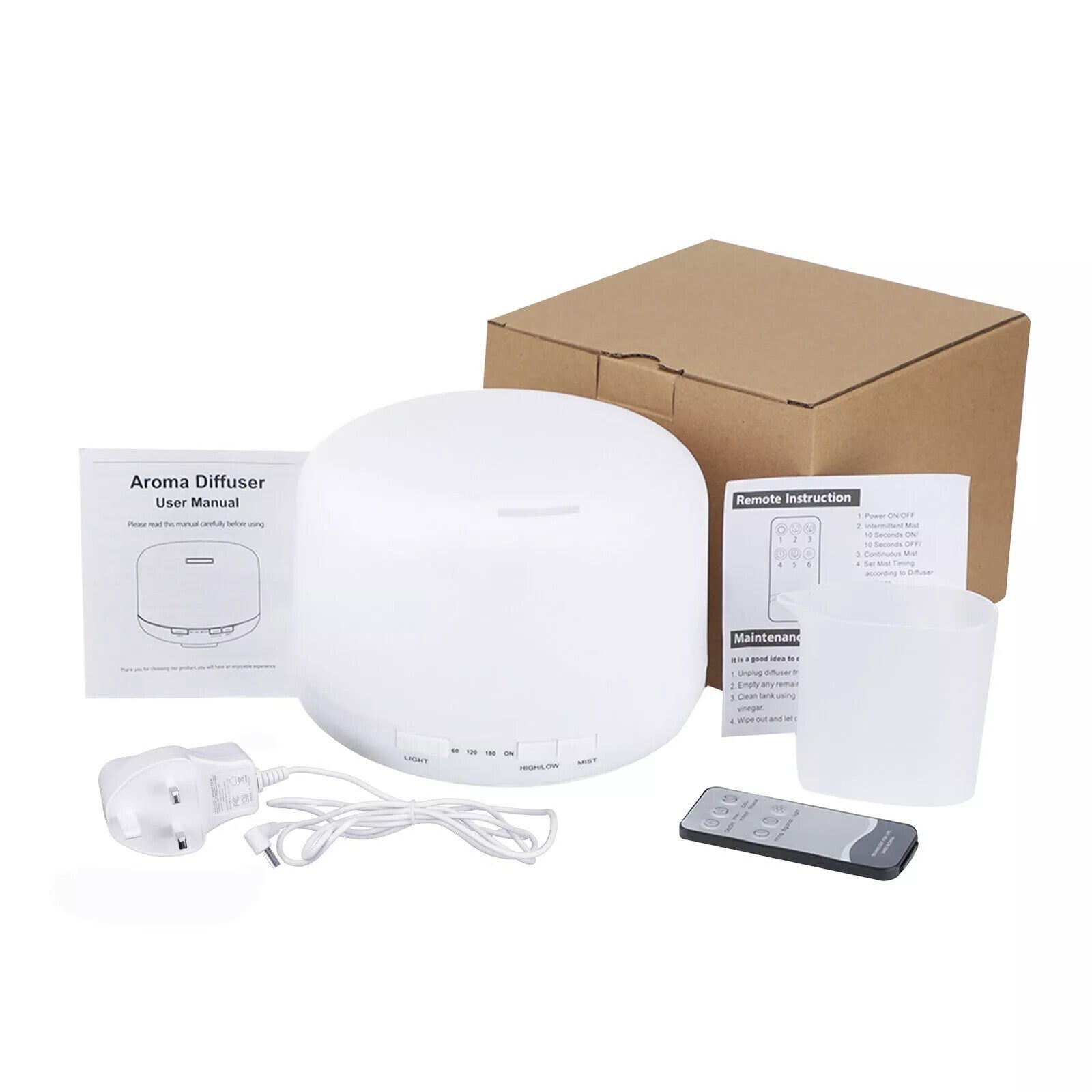 LED Essential Oil Diffuser Aroma Humidifier Ultrasonic Aromatherapy Air Purifier