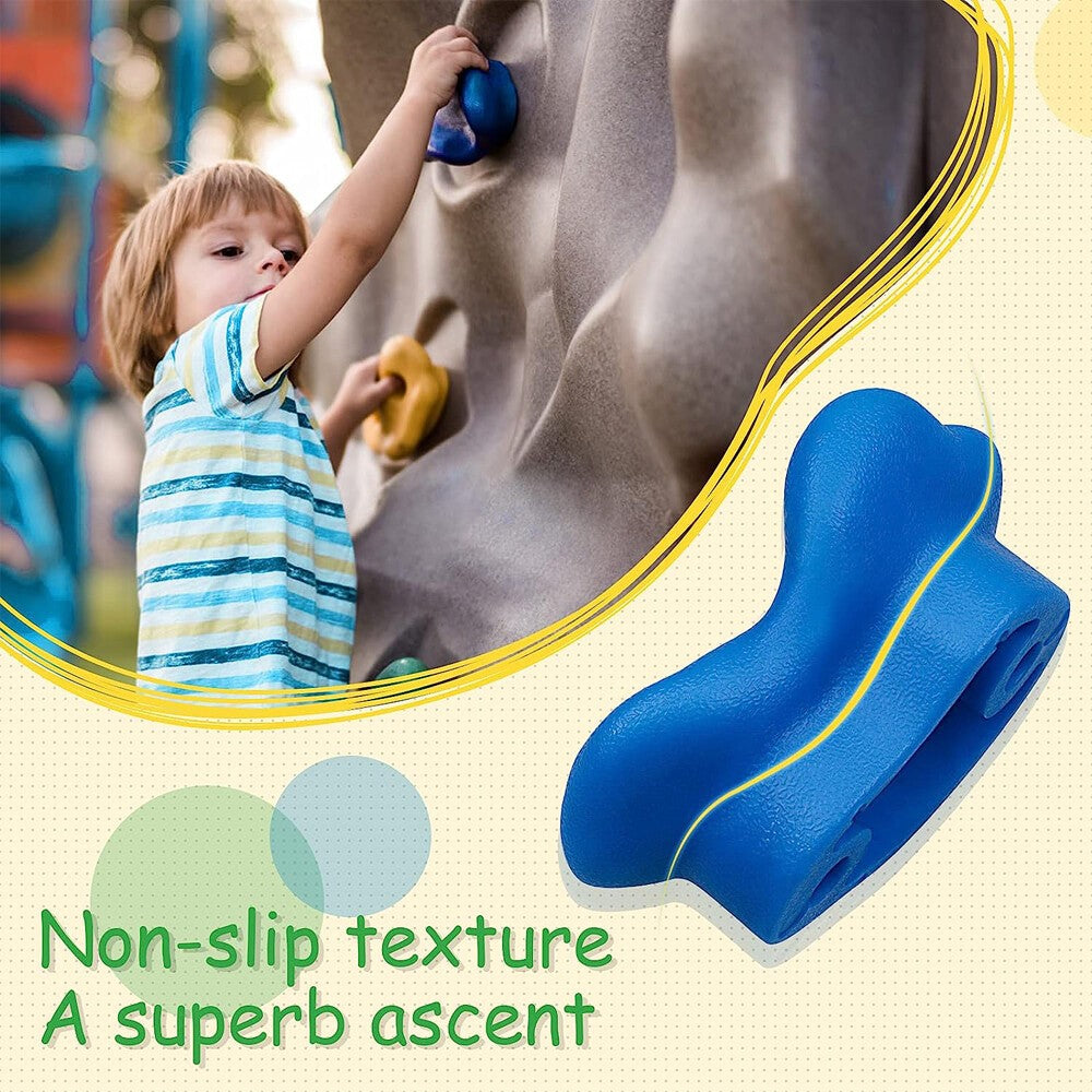 10/20x Kids Climbing Holds Stones Rock Wall Climbing Grab Grip With Fixing Bolt