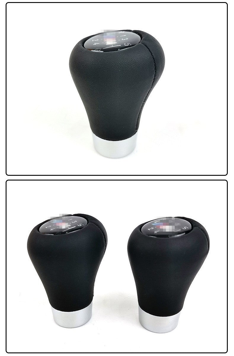 For BMW 3 5 6 7 SERIES E46 E60 E61 E90 M Sport 6-Speed Leather  Shift Gear Knob