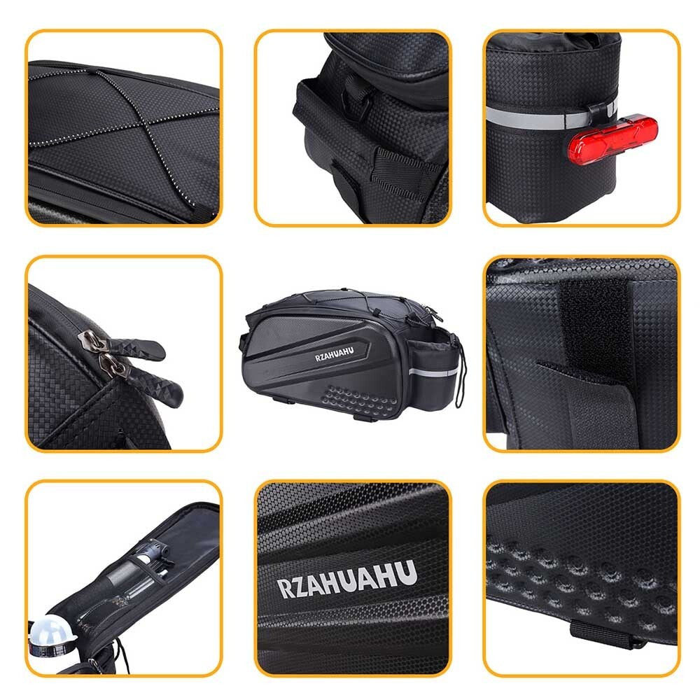 Waterproof Bicycle Rear Rack Seat Bag Bike Storage Trunk Pannier Saddlebag Hot
