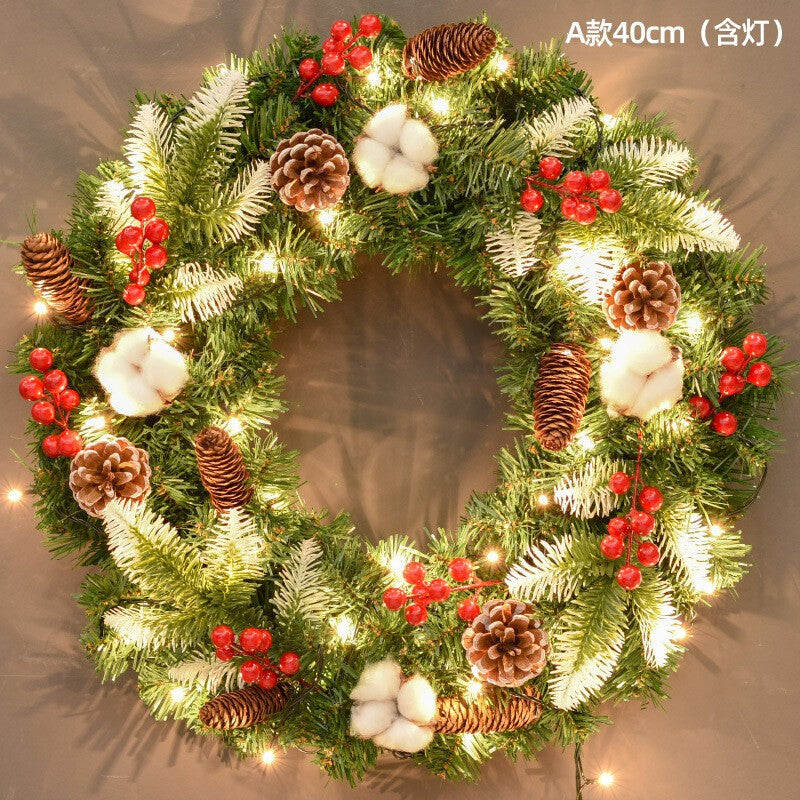 Luxury  Artificial Wreath Christmas Wreath For Front Door Garland