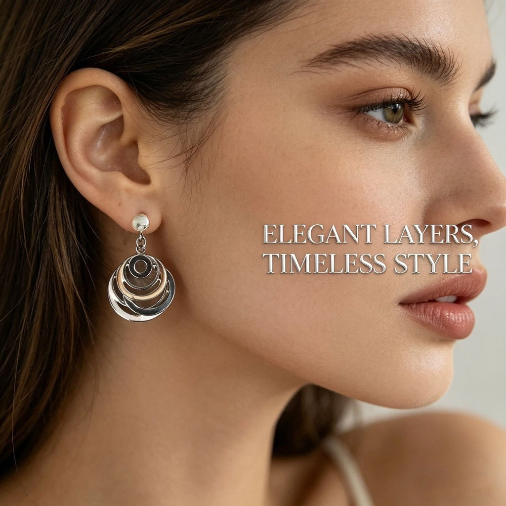 Retro Bohemian-style Enamel Earrings