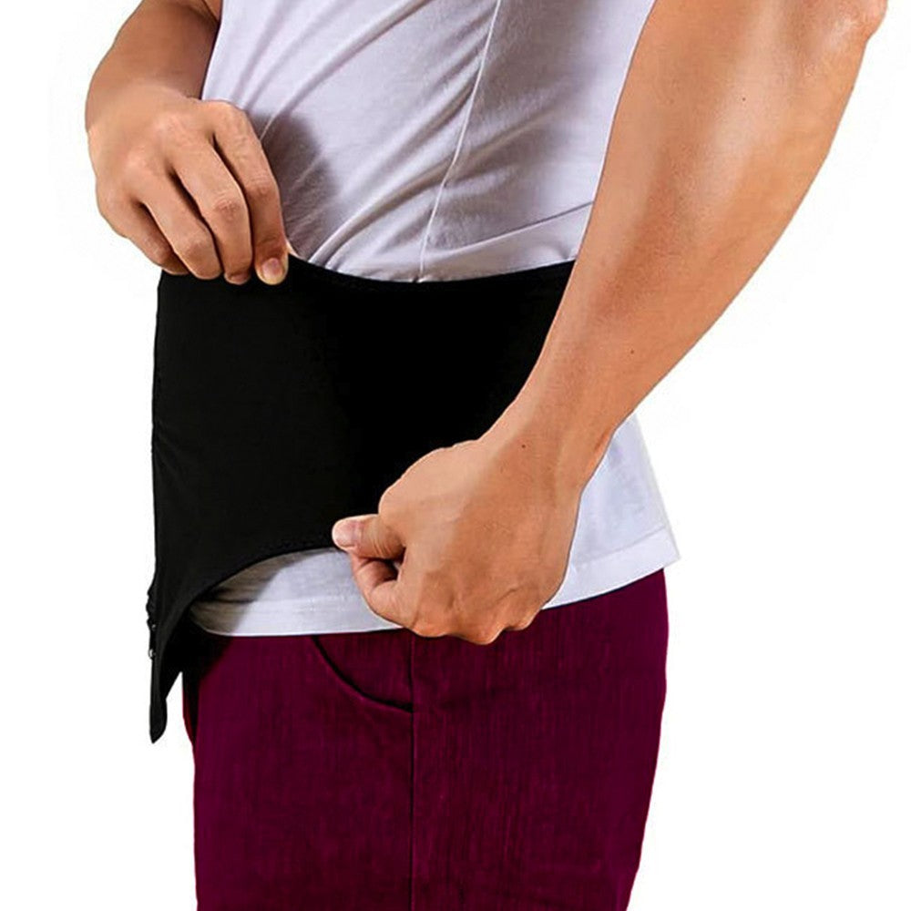 M L XL Stoma Bag Stealth Belt Soft Oxford Fabric Stoma Bag Cover Black UK FAST
