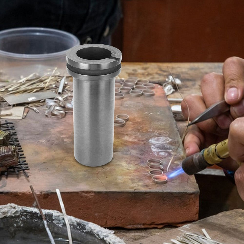 High Purity Graphite Casting Melting Crucible 1KG/2KG/3KG For Gold Silver