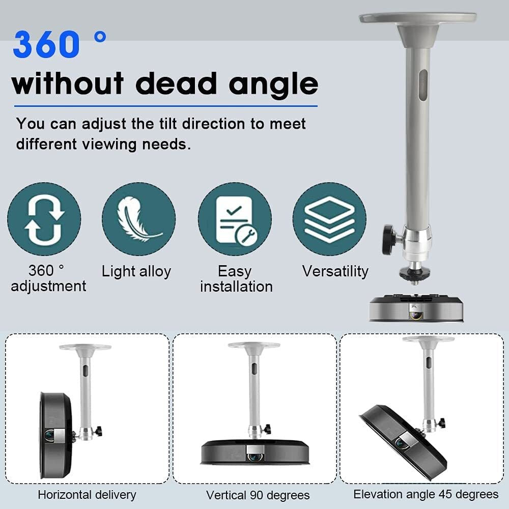 Mini Ceiling Wall Projector Mount Stand Universal Bracket Holder Tilt & Swivel