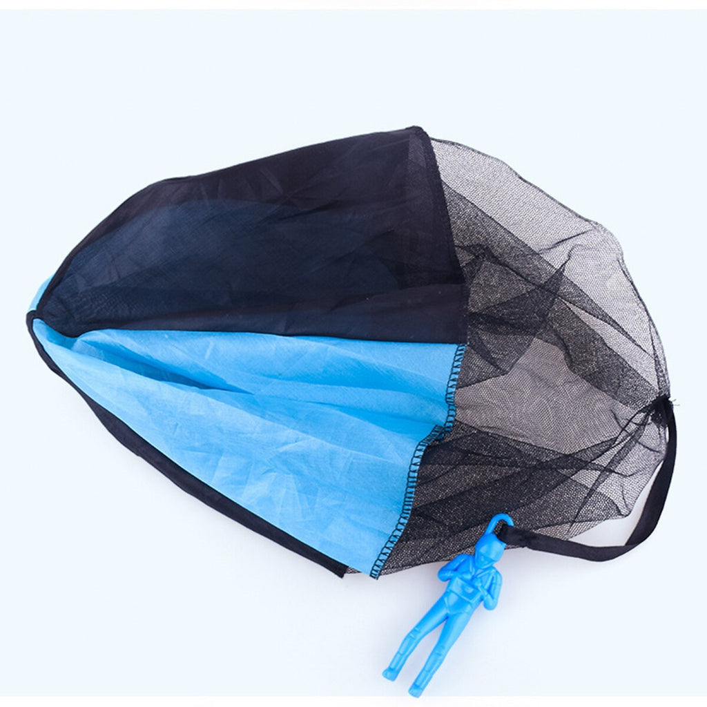 4X Hand Throwing Kids Play Parachute Toys Soldier Outdoor Sports Mini Toy