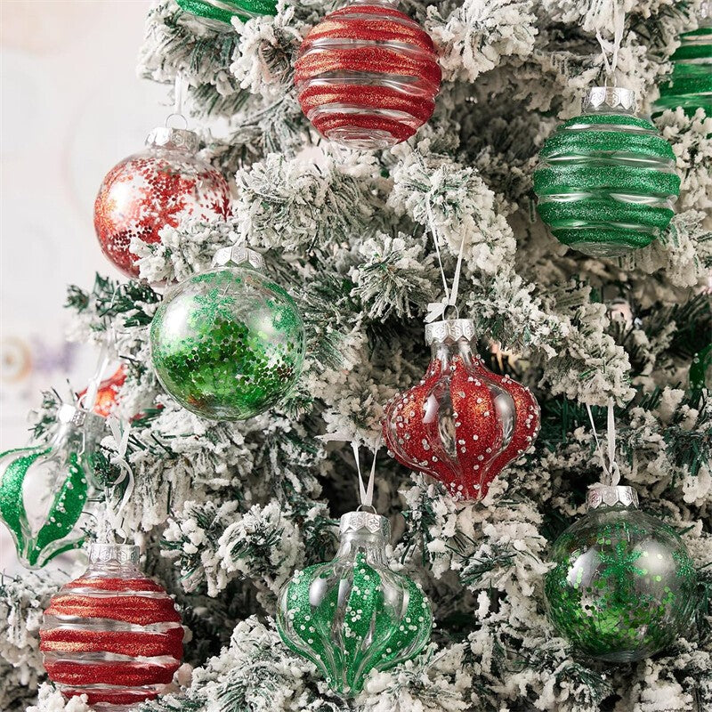 9pcs Christmas Tree Balls Baubles Hanging Ornament Party Xmas Tree Decoration