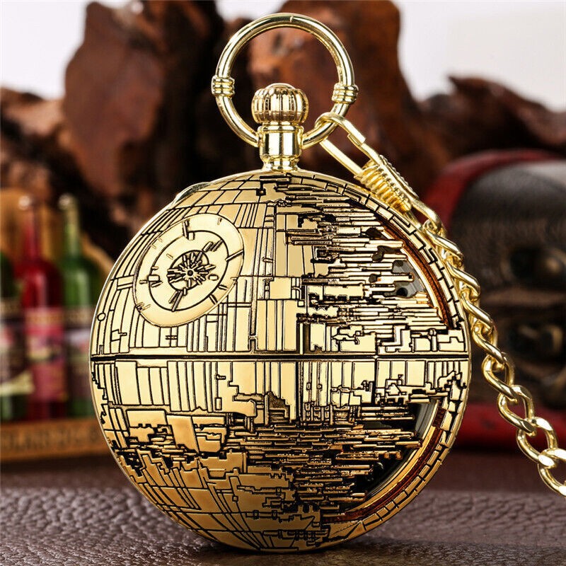 Steampunk Stars Wars Series Musical Pocket Watch Fob Chain Music Watches Gifts