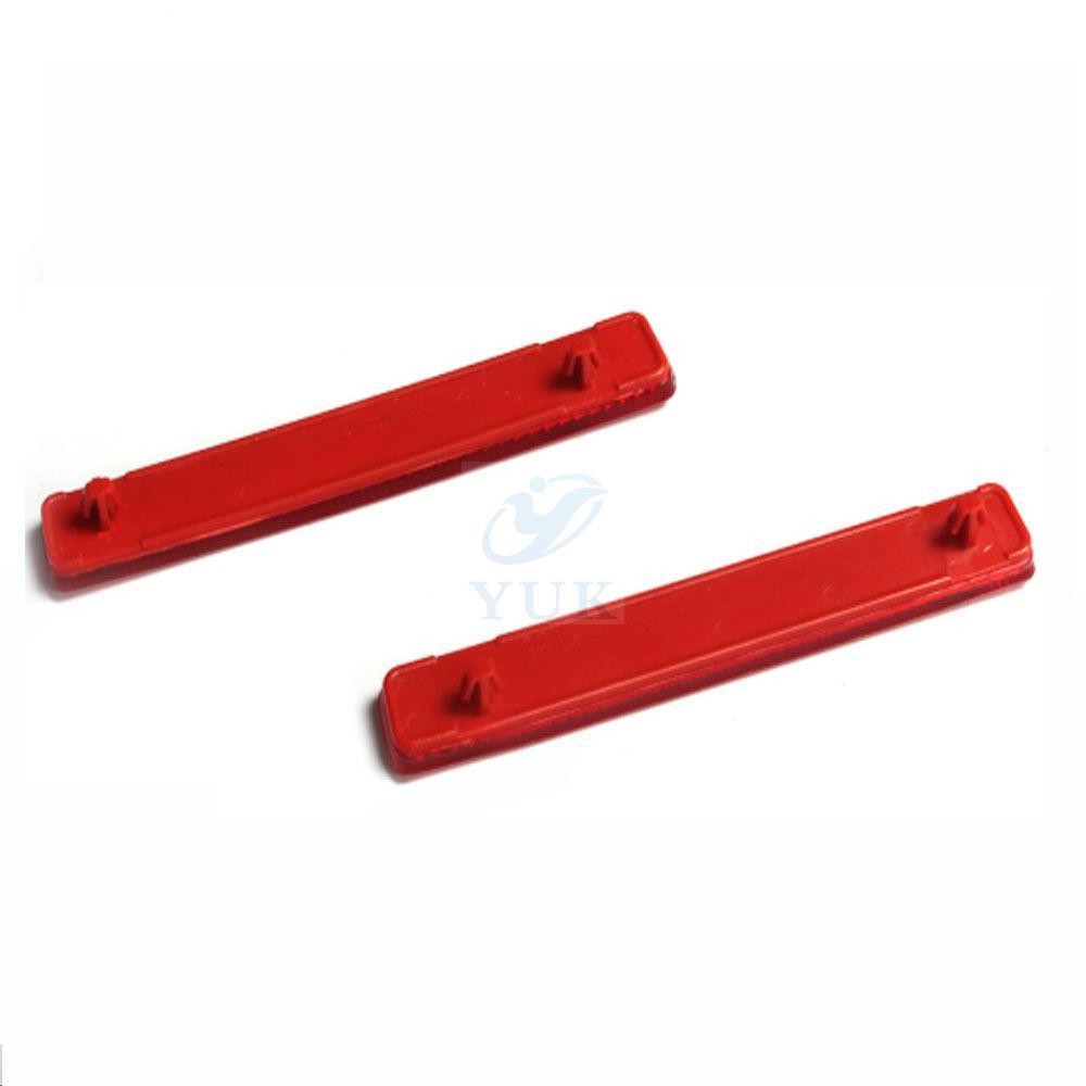 Red Lens Rear Bumper Reflector Assembly Light L+R  For VW TRANSPORTER T5 2003-11