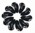 Black For TaylorMade P790 Neoprene Golf Iron Covers Headcover 10Pcs UK