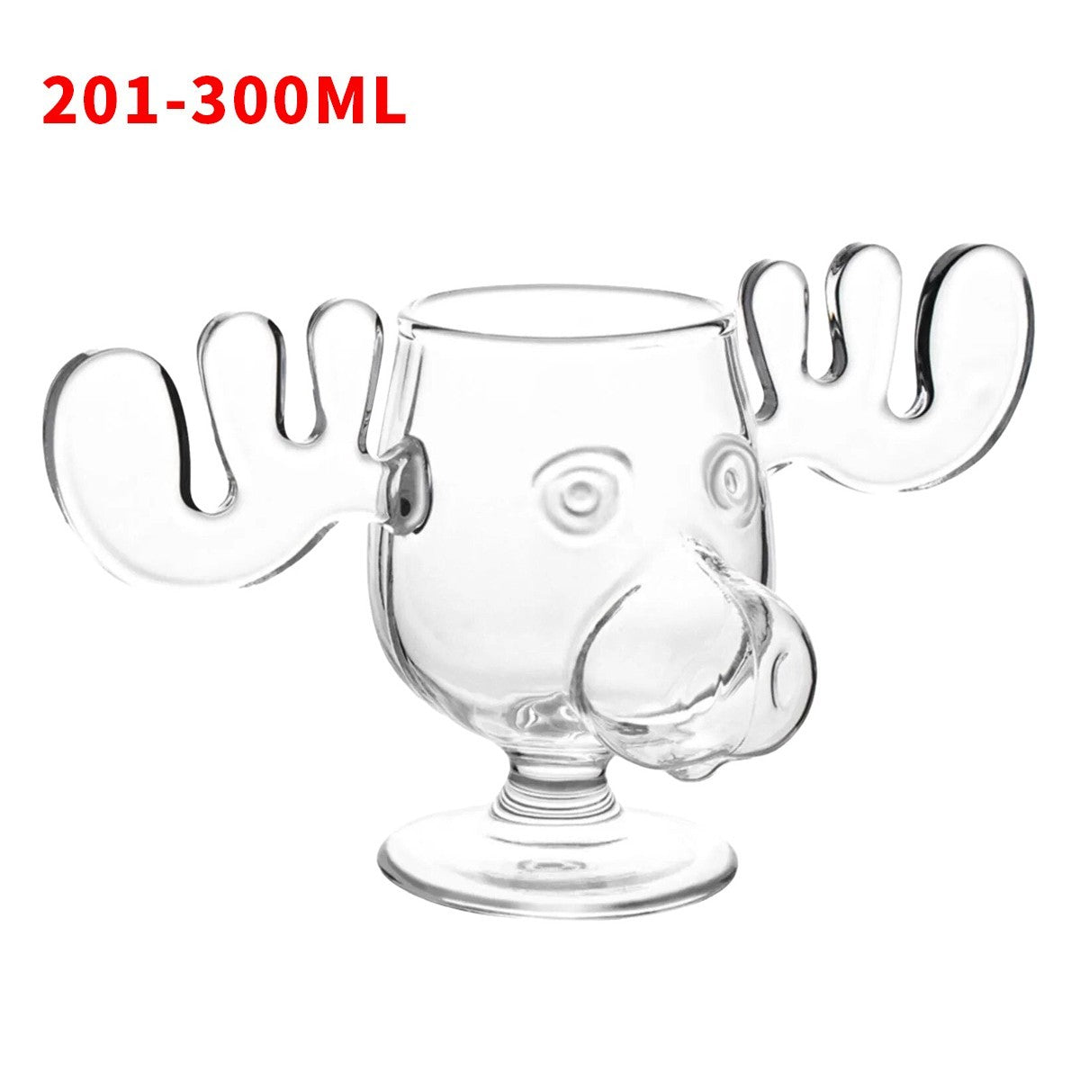 2PCS Iconic Lampoon's Christmas Vacation Glass Moose Cup Griswold Moose Mug UK