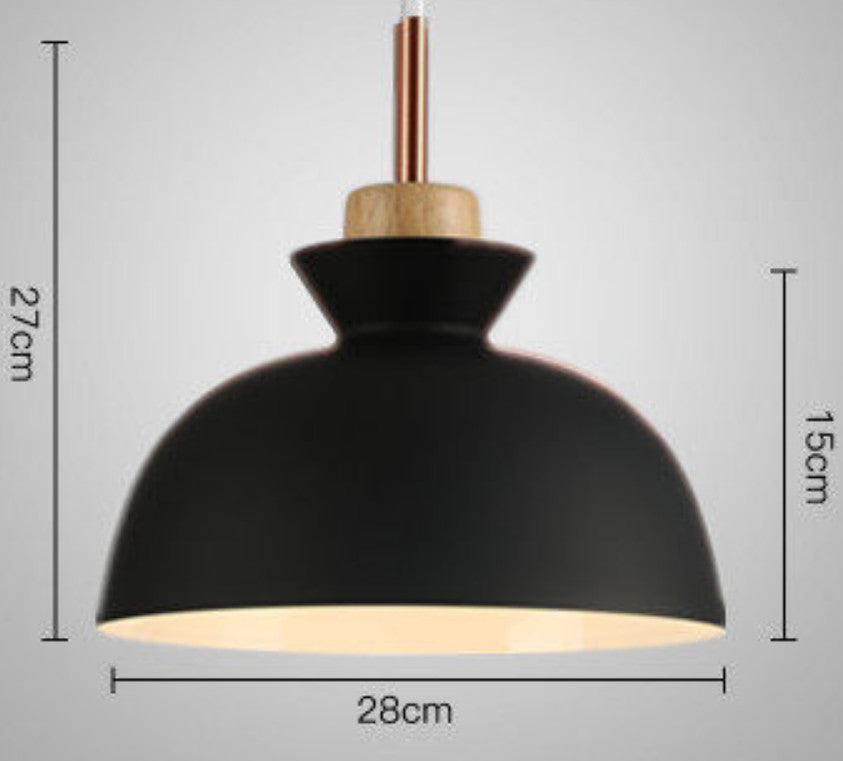 Wood Pendant Light Home Lamp Aluminum Chandelier Lighting Kitchen Ceiling Lights