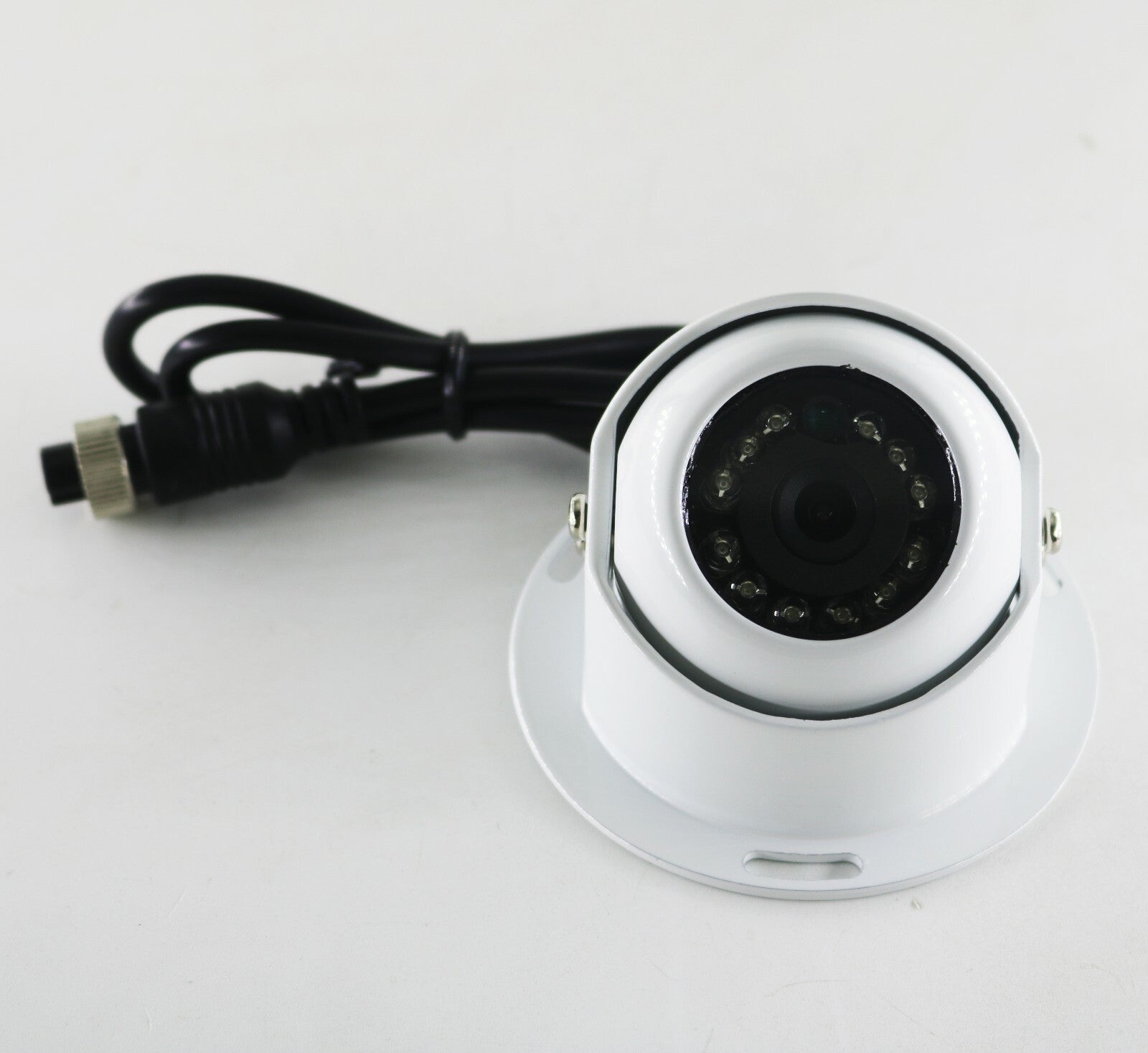 White 4 PIN Heavy Duty Caravan CCD IR Colour Reverse Rear view Camera 12v/24v Rv