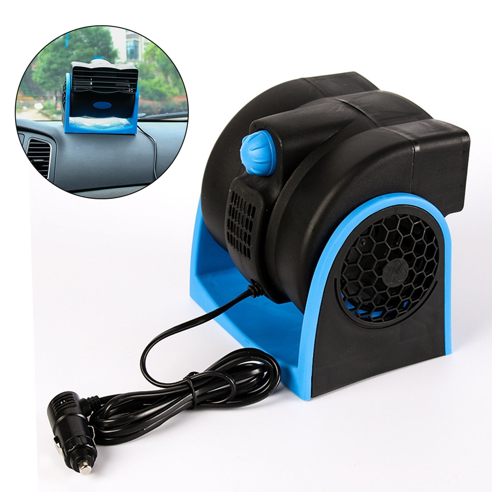 12V Car Vehicle Truck Boat Air Fan Car Cooling Air Fan Speed Cool Cooler
