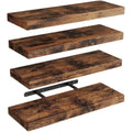 Floating Shelf Solid Wood Rustic Wall Shelves 15cm depth Heavy Duty Handmade UK