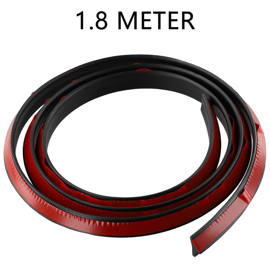 1.8M Rubber Car Front Hood Windshield Seal Strip Moulding Wind Deflector Trim