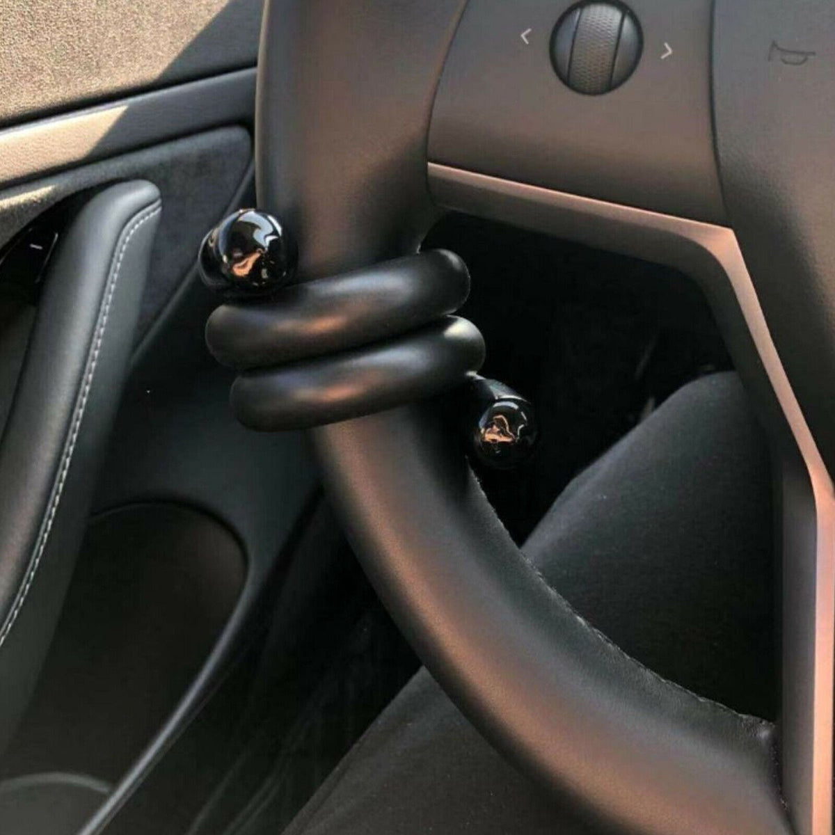 Steering Wheel Booster Zinc Alloy Autopilot FSD for Tesla Model 3 Model Y X UK