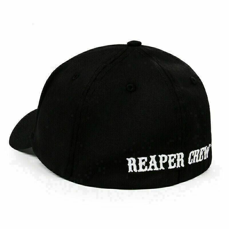 Sons Of Anarchy For Reaper Crew Baseball Cap Mens SOA Black Hat Hip Hop Trucker