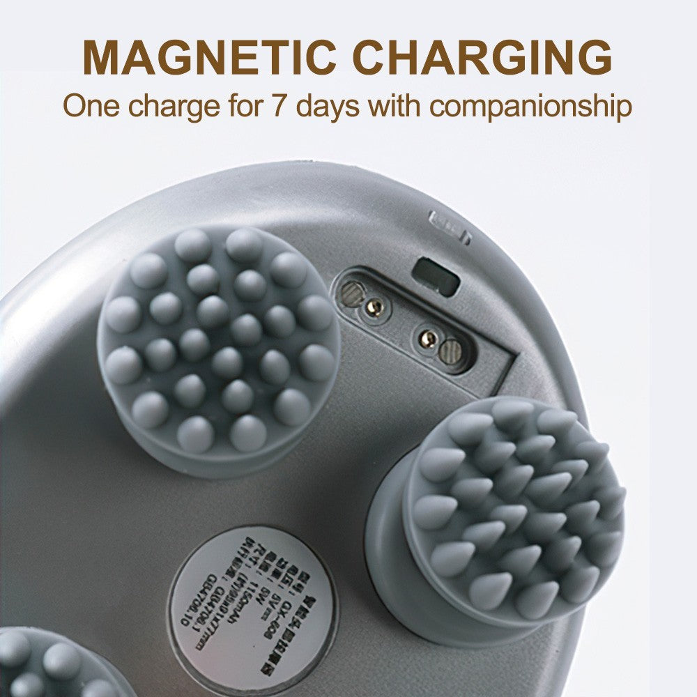 Electric Head Scalp Massager Waterproof Hair Care 3 Modes Kneading Rechargeable