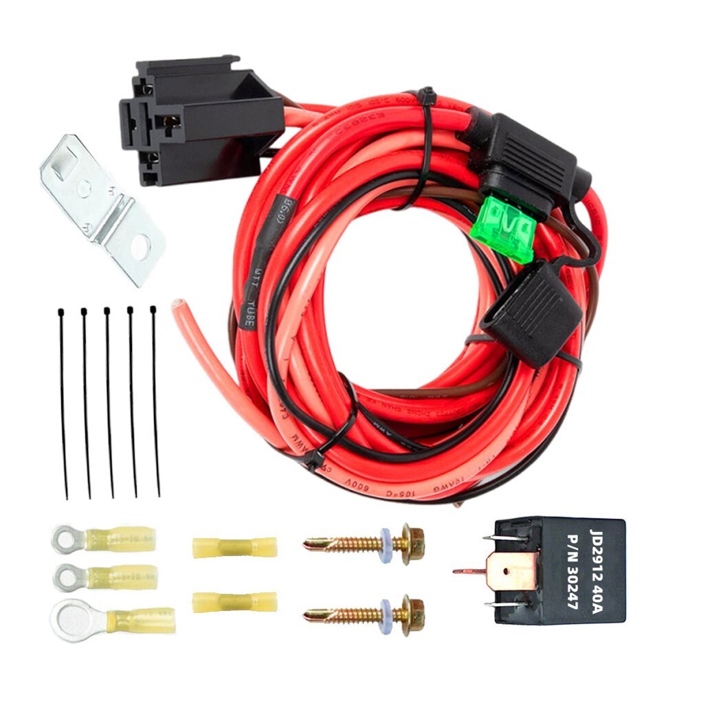 Electric Fuel Pump Relay Kit Fuel Pump Wire Harness Kit For 12V System Universal
