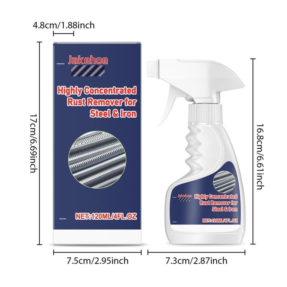 1-5X Highly Concentrated Rust Remover for Steel & Iron- Powerful Rust Remover