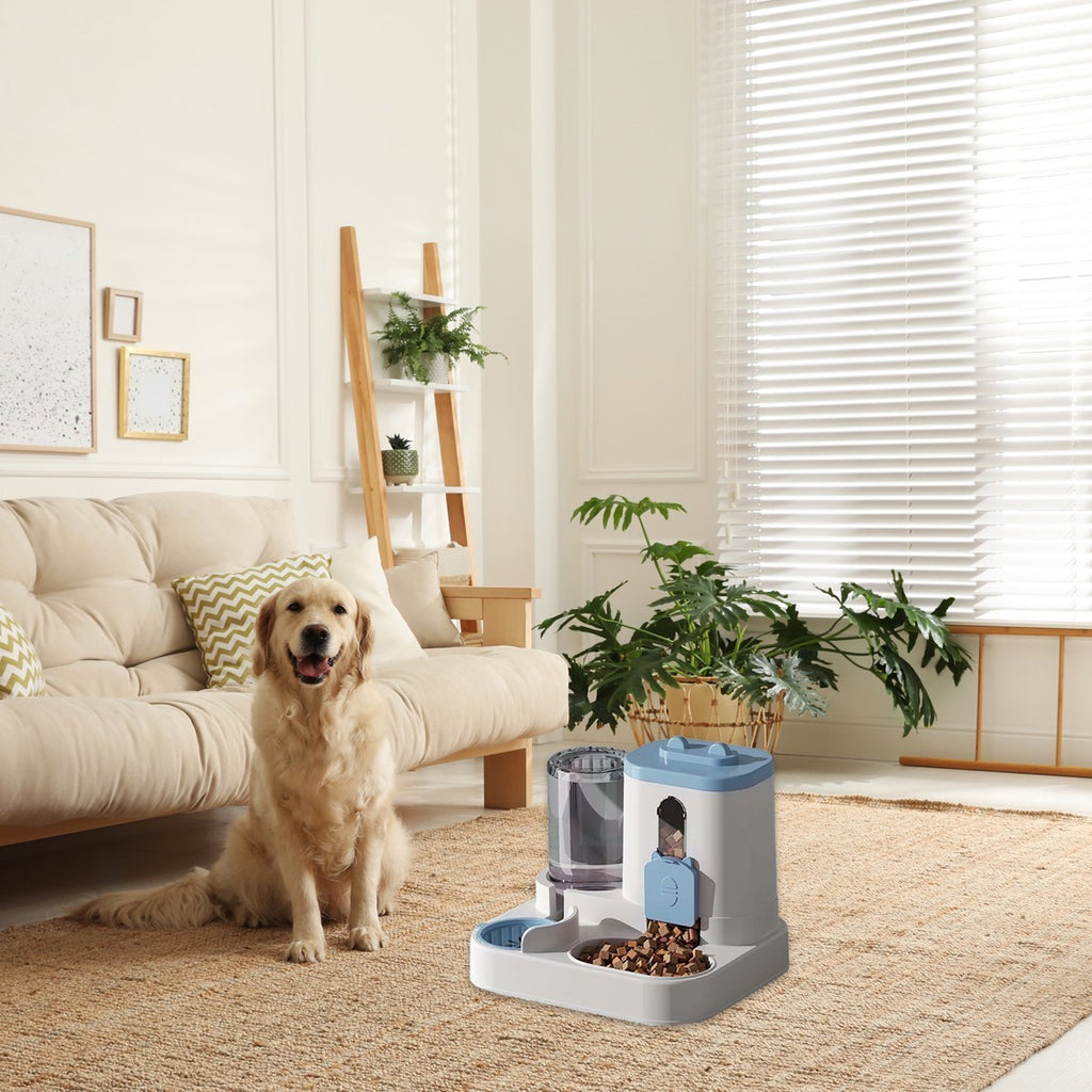 Pet Dog Puppy Food Dispenser Automatic Cat Feeder Water Dispenser Dry Wet