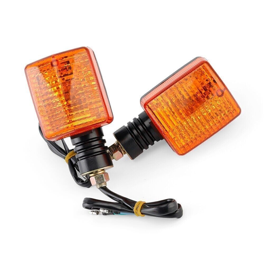 2x Motorcycle Turn Signal Light Indicators For Honda CB 125 250 500 Twin 750