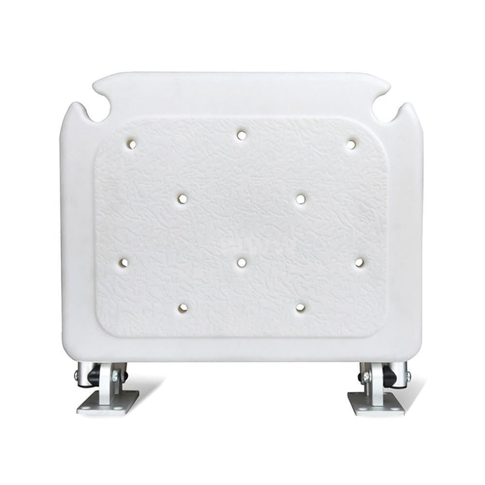 Wall Mounted Folding Shower Seat Strong Support Legs Fold Up Down Bathroom Aid