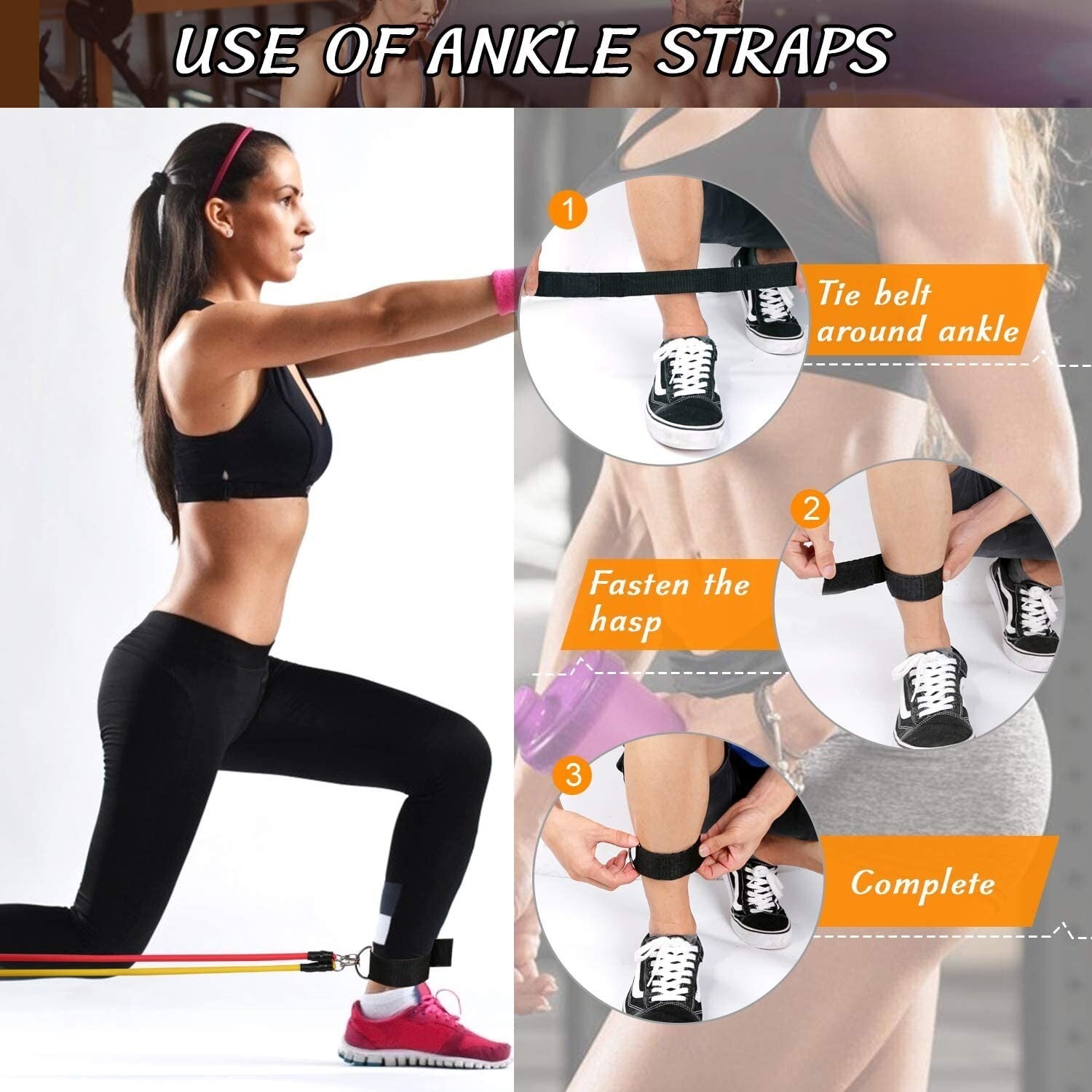 11PCS SET RESISTANCE BANDS WORKOUT EXERCISE CROSSFIT FITNESS YOGA TRAINING TUBES