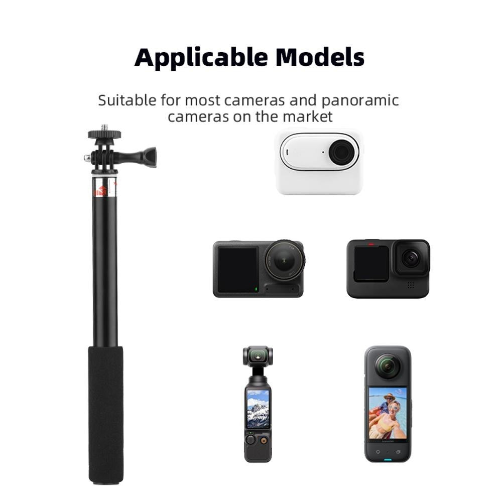 For DJI OSMO POCKET3 Extension Stick Sports Camera Extension Selfie Stick