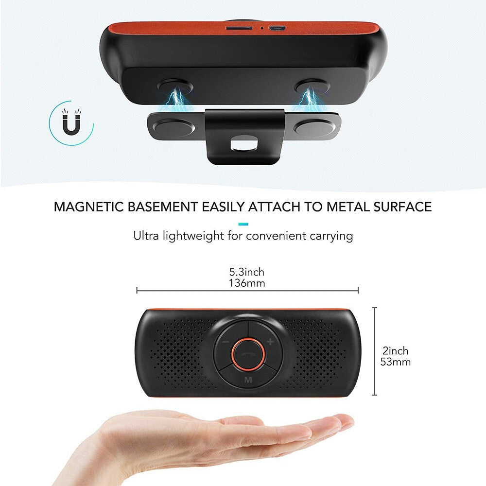 Car Bluetooth Speaker Bluetooth in Car Speakerphone for Handsfree Talking