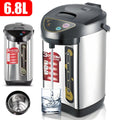 6.8L Hot Water Dispenser 304 Stainless Steel 3 Temp Settings Auto Shut-off LED