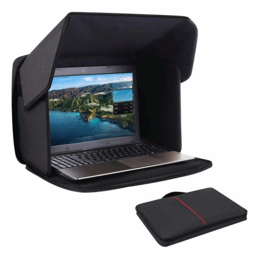 12-16inch Laptop Sun Shade Foldable Privacy Shield Cover  Working Outside