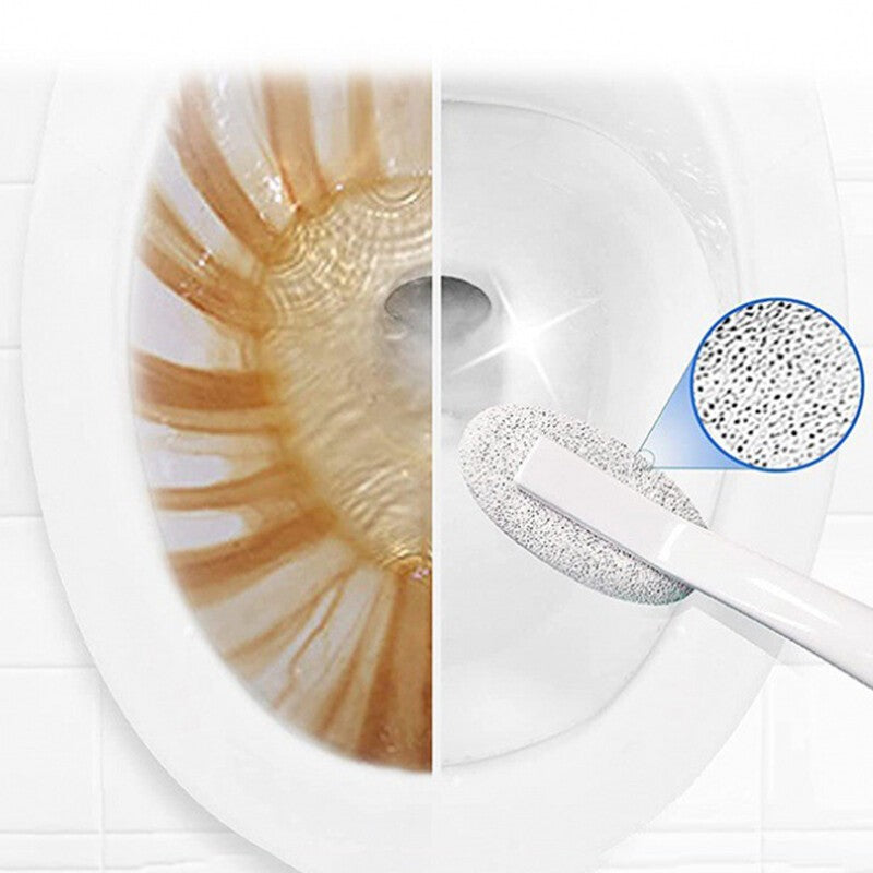 Pumice Stone with Handle Clean Long Stick for Toilet Cleaning Bowl Brush